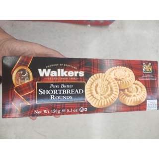 Walkers Butter Shoribread Rounds บิสกิต 150 กรัม