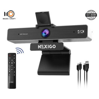 NexiGo N950P 4K *ของแท้ประกัน 1ปี* เว็บแคม Ultra HD 4K Resolution webcam with remote for conferencing