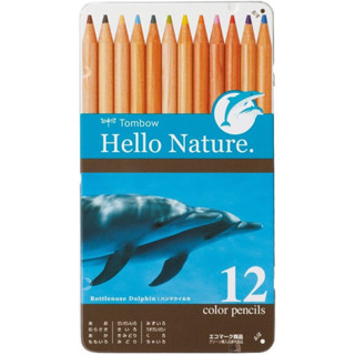 Tombow Pencil CB-RHNDL0212C Hello Nature Colored Pencils, 12 Colors