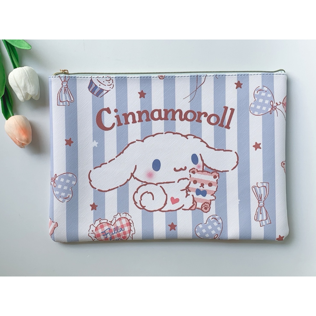 CINNAMOROLL SK เก็บเอกสาร กระเป๋าเอกสาร ซองเอกสาร อย่างดี รูปที่ 3