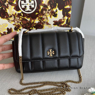 👑ผ่อน0%~แท้100%👑 กระเป๋าสะพาย Tory burch Mini Kira Flap Convertible Quilted Leather Shoulder Bag