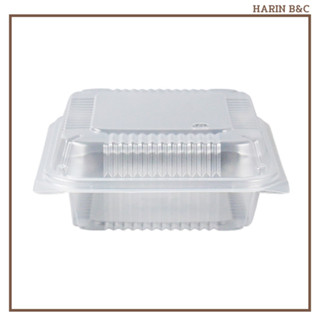 กล่องสี่เหลี่ยม ใส่อาหาร 1000มล. JT-B500 25ใบ / Clamshell Disposible Lunch Box 1000ml 25pcs