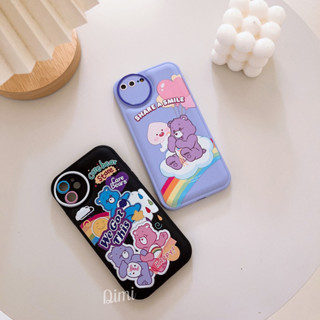 เคสหมีแคร์แบเคสนิ่มมาใหม่กันกล้อง for iPhone 7G 7Plus 8Plus iPhone11 VIVO Y15S Y16 Y12 Y15 Y17 Y20 Y12S Y21 Y33T Y22 Y35