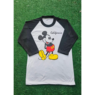 เสื้อแขน3ส่วนผ้าบางวินเทจ/ผ้าบาง/มิค