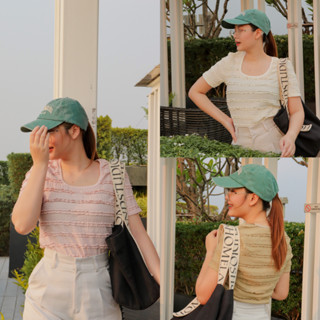 ♡Everyday collection♡ เสื้อยืดแขนสั้นคอยู