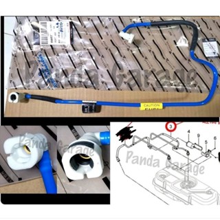 ท่อน้ำมันเบนซิน สำหรับAveo1.4(เท่านั้น) (เส้นเดี่ยว ติดถังน้ำมัน ในภาพเลข3 ที่วงสีแดง) ของใหม่