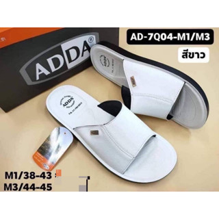 รองเท้าแตะ ผู้ชายแบบสวม Adda รุ่น7Q04 เบานุ่ม สบายเท้า Size 38-45