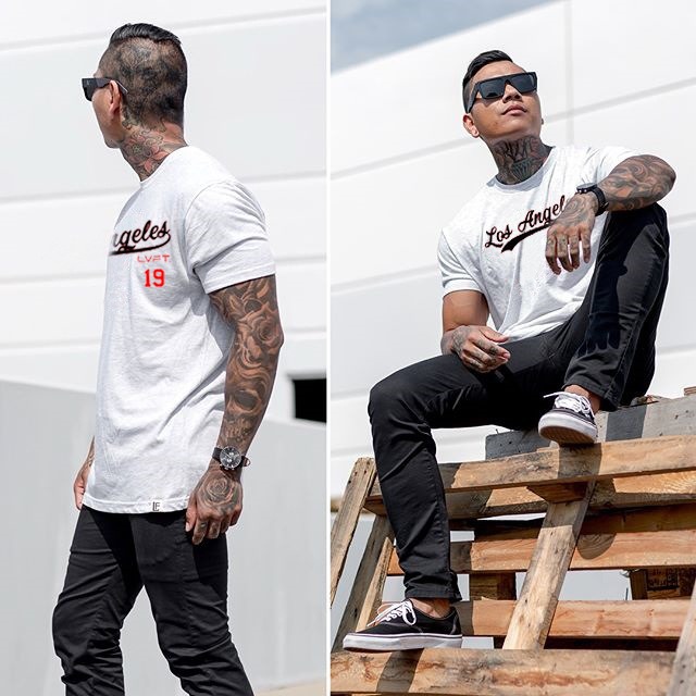 เสื้อแขนสั้น LVFT #5 / Gym Fashion ผ้าคอตตอน ใส่ออกกำลังกาย ไม่อมเหงื่อ ผ้านิ่มใส่สบาย ระบายอากาศได้