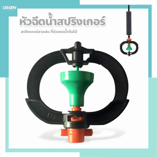 หัวฉีดละออง สปริงเกอร์ รดน้ำ ที่ช่วยรดน้ำต้นไม้ ใบ PVC อุปกรณ์ระบบน้ำ หัวฉีดแบบคว่ำ