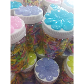 พร้อมส่ง สุดคุ้ม ยางมัดผม สีสวย ในกระุก สุด CUTE ยัดเน้นๆ แน่นๆ พร้อมส่งจ้า ยางมัน ยางเกาหลี ยางกิโล ยางดำ ยางมัน