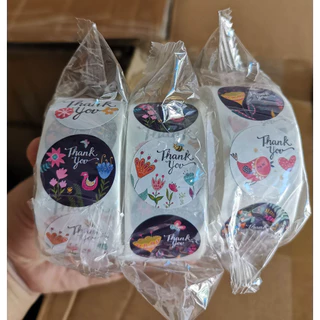 A-2xx สติกเกอร์ Thank You 1 นิ้ว 500 ดวง