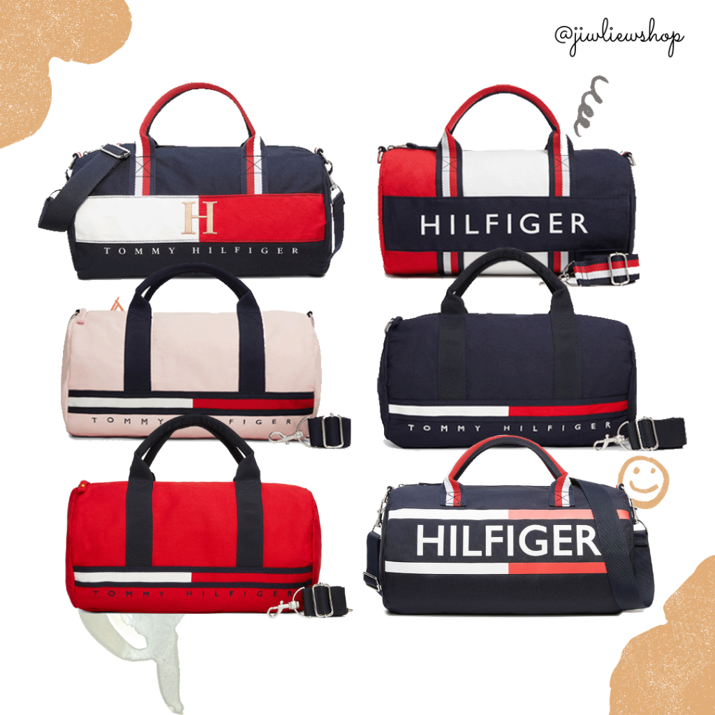 TOMMY HILFIGER SIGNATURE DUFFLE BAG ไซส์ Mini สินค้าแท้ ใหม่ ป้ายห้อย