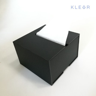 KlearObject Sliding Tissue Box-S กล่องทิชชู่แบบเลื่อนสไลด์ ใส่กระดาษ POPUP อะคริลิค กล่องทิชชู่ กล่องใส่ทิชชู่ กล่อง