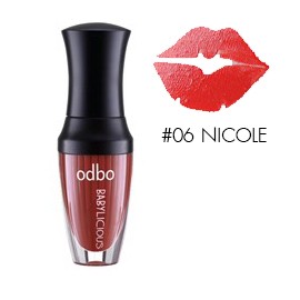 L747 : Odbo babylicious ลิปโอดีบีโอ เบบี้ลิเชียส ลิควิค No.06 ราคาส่งถูกๆ W.40 รหัส L747