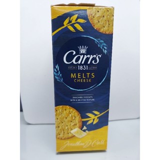 ❤พร้อมส่ง ❤ แครกเกอร์จมูกข้าวสาลี Carrs Melts Cheese