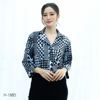 MIKIKO Shirt MI-H1885 ดีลักซ์ คูชั่น แขนยาว IGPU22-10