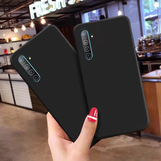Case TPU เคสซิลิโคน Realme C55  XT C20 C21 C30 Realme 5 / 5i / 5s 5Pro C3 6Pro 7Pro  สีดำวินเทจ เคสนิ่ม สวยและบางมาก