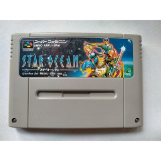 Star Ocean English ภาษาอังกฤษ ตลับแท้  ตลับเกม SFC เกมสุดยอดแห่งปี เกมภาษา RPG