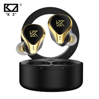 หูฟังเกมมิ่ง KZ SA08 PRO รุ่นอัพเกรด หูฟัง 4BA หูฟังบลูทูธ ไร้สายแบบแนบหู หูฟังบลูทูธ สุดยอดหูฟังทรูไวเลส  Bluetooth 5.2