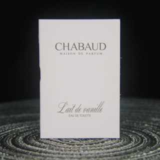 「 มินิน้ำหอม」 Chabaud Maison de Parfum Lait de Vanille น้ําหอม Unisex 1.5ML