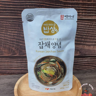 🔥พร้อมส่ง🔥Maeil Japchae Sauce  ซอสจับแช 100g ซอสเกาหลีจับแช  KOREA JAPCHAE SAUCE 100g 잡채양념 ผัดวุ้นเส้นเกาหลี สำเร็จรูป