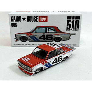 โมเดลรถเหล็ก Kaido House x Mini GT No.005 Datsun 510 Pro Street BRE510  V.1