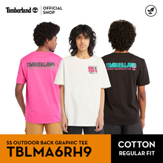 Timberland Mens SS OUTDOOR BACK GRAPHIC TEE เสื้อยืด (TBLMA6RH9)