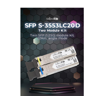 Mikrotik SFP S-3553LC20D Two Module Kit