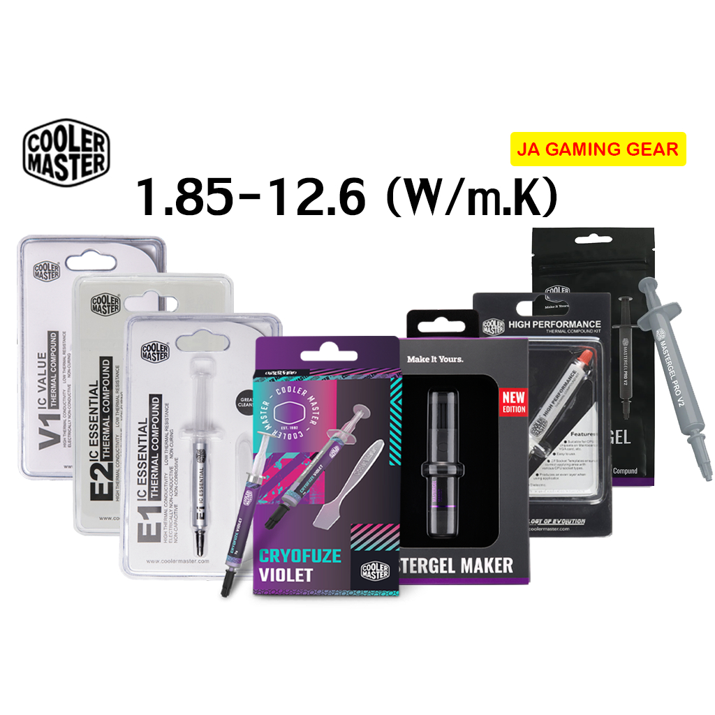 ซิลิโคน Cooler Master HTK/V1/E1/E2/Mastergel Maker/Cryofuze Violet ระบายความร้อน CPU การ์ดจอ