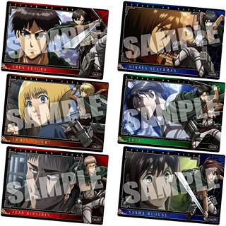 【Direct from japan】Attack On Titan The Final Season Wafers 2 (20 ชิ้น) Shokugan / Wafers (ขนมอบ) (ผ่าพิภพไททัน)