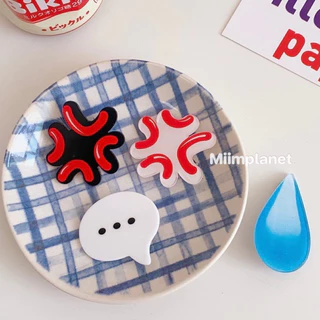 (พร้อมส่ง) กิ๊บติดผม Emoji ชิ้นใหญ่ กิ๊บแสดงอารมณ์ 💧💢💬 กิ๊บโมโห เหงื่อตก โกรธ สุดน่ารัก กิ๊บ กิ๊ป กิฟ อีโมจิ กิ๊ปติดผม