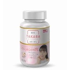 TAKARA COLLAGEN + C  อาหารเสริมทาคาระ คอลลาเจนผสมวิตามินซี  1 กระปุก 30 เม็ด   ทาคาระ คอลลาเจน วิตามินซี  Dipeptide Plus