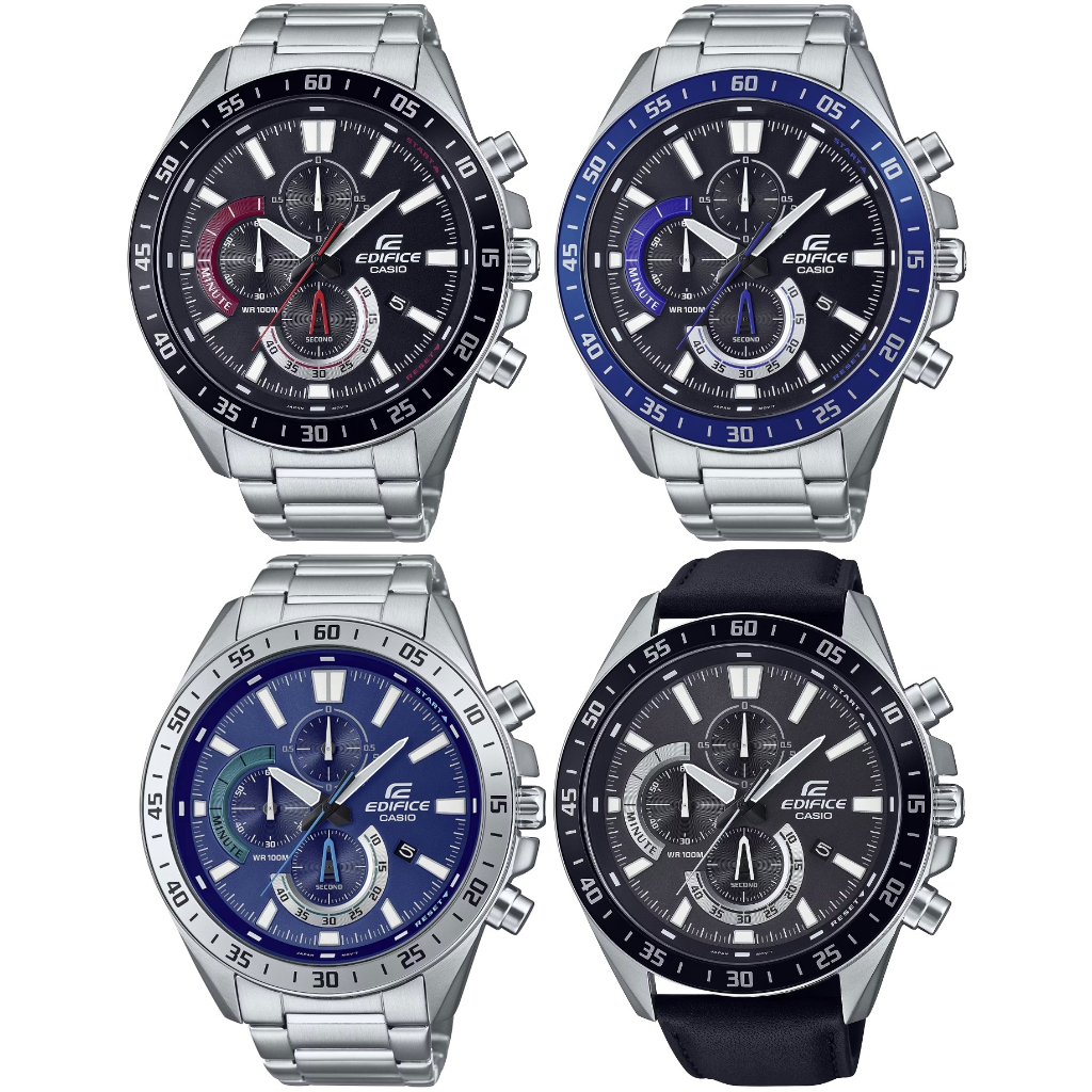 แท้ศูนย์ BIG SIZE Casio Edifice EFV-620 EFV-620D EFV-620L EFV-620D-1A4 ประกันศูนย์ Central 1 ปี