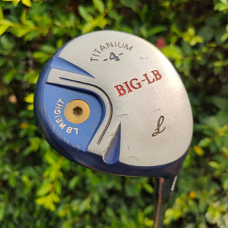 ** ไม้กอล์ฟสำหรับผู้หญิง ** FW4 HONMA BIG-LB TITANIUM ก้าน TITANIUM CARBON FLEX L ก้านระดับ 2 ดาว ** มือสอง ของแท้