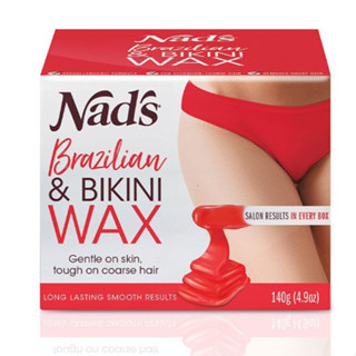 Nads Brazilian and Bikini Wax Kit, Hard Wax for Bikini, Brazilian &amp; Underarm Waxing 140g