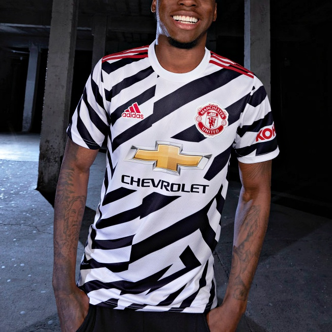 Manchester United 2020 Player เสื้อ20/21 เสื้อบอลแมนยู2020 เสื้อฟุตบอลแมนยู2020 ขาวดำ
