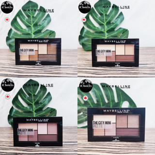 [Maybelline] The City Mini Eyeshadow Palette 4 g เมย์เบลลีน เดอะ ซิตี้ มินิ อายแชโดว์ พาเลท 6 สี