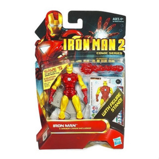 HASBRO MARVEL : IRON MAN MOVIE 2 : IRON MAN COMIC SERIES 3.75"inch IRON MAN CLASSIC ของใหม่ ในแพค สินค้าแท้ 100%