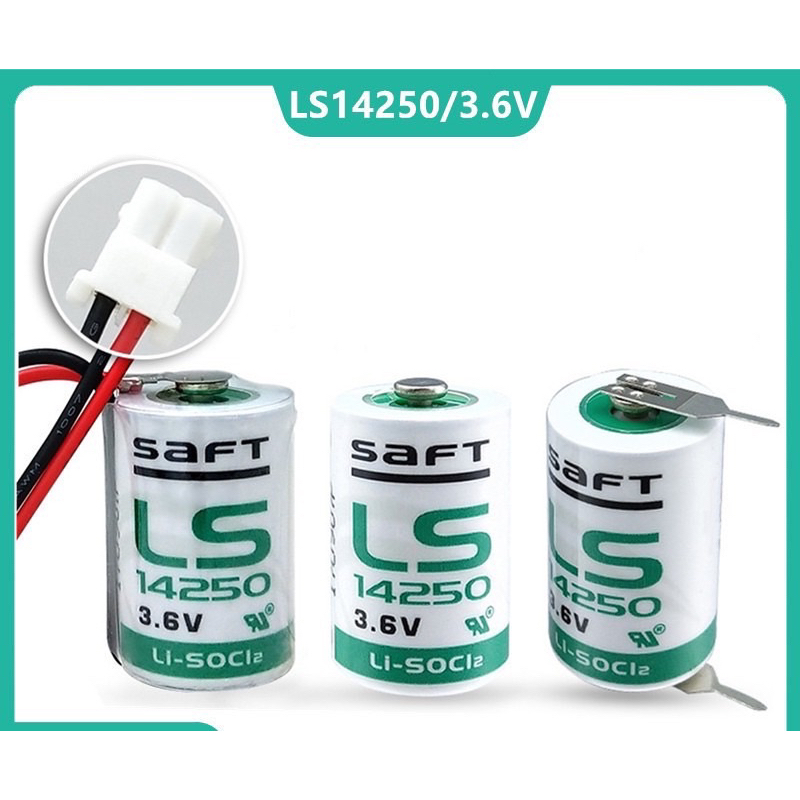 Ls14250 แท้ ถ่าน แบตเตอรี่ Lithium  พร้อมส่ง​LS14250 3.6V 1/2AA