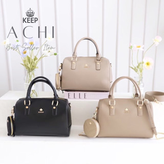 [ New Collection] รุ่นขายดีปรับสายสะพายแบบใหม่  KEEP Achi Handbag กระเป๋าถือ / กระเป๋าสะพายข้าง / กระเป๋าทรงหมอน