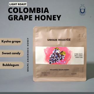 เมล็ดกาแฟคั่วอ่อน - โคลอมเบีย Colombia Grape Anaerobic Honey (100g.)