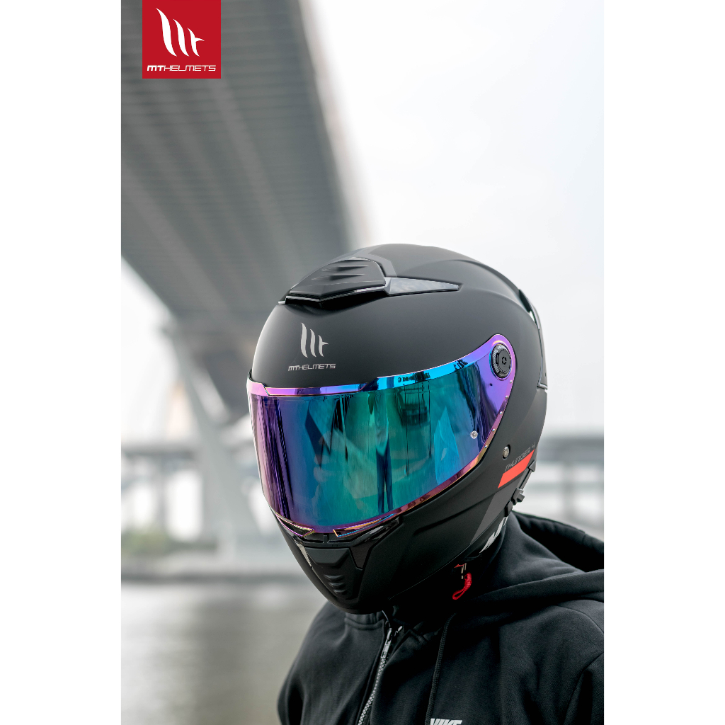 VISOR V-28 FOR MT HELMET (ชิวแต่งสำหรับหมวกกันน็อค MT Thunder 4SV) (อ่านก่อนสั่งซื้อ ไม่รับเปลี่ยนคื