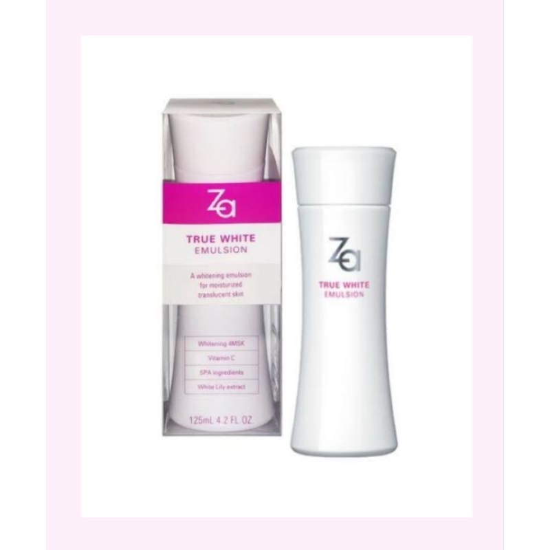 Za True White EX Emulsion ผลิตภัณฑ์บำรุงผิวเนื้ออิมัลชั่น
