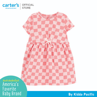 CARTERS DRESS PINK CHECK PRINT คาร์เตอร์เดรสเด็กผู้หญิง พิมลาย L10