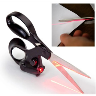 hi05049-กรรไกรเลเซอร์ Laser Scissors กรรไกรตัดผ้า กรรไกรตัดกระดาษ กรรไกร