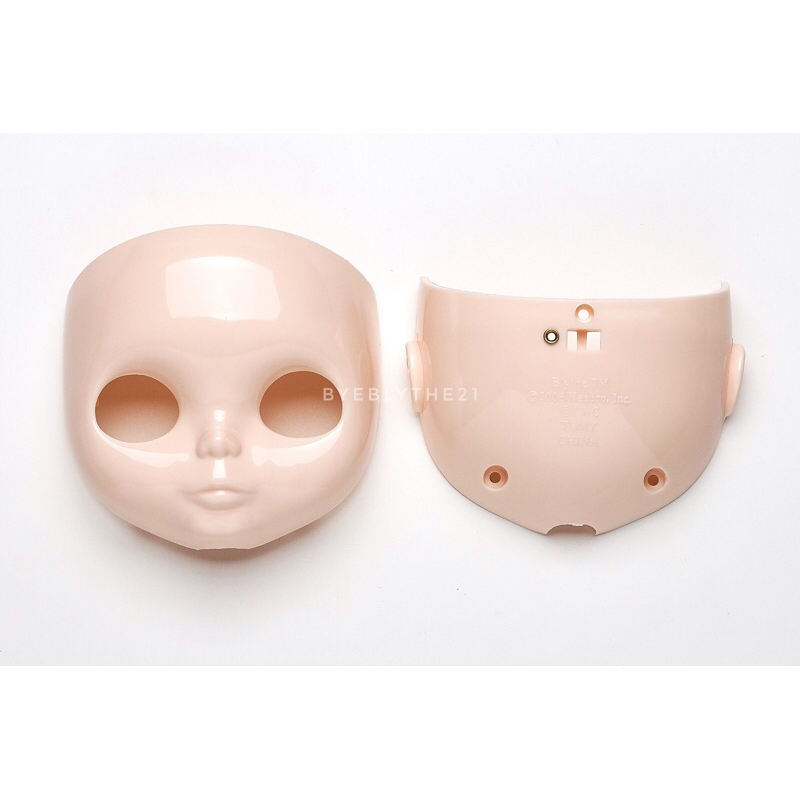 **พร้อมส่ง**หน้ากากตุ๊กตาบลายธ์ (ขนาด Neo Blythe) ผิวขาว ไม่มีเมคอัพ ด้านหลังมีปั๊มตัวหนังสือ
