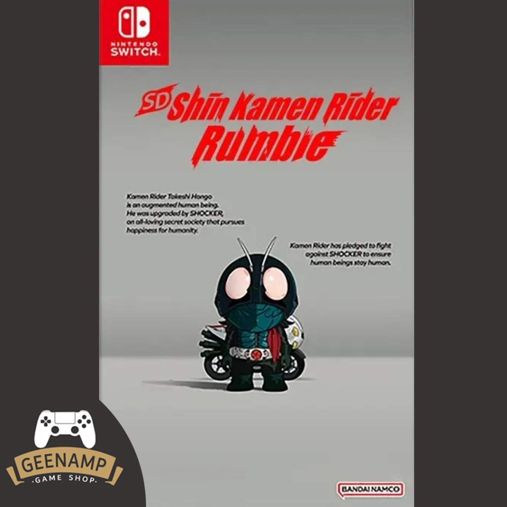 NSW [มือ1] SD Shin Kamen Rider Rumble (ASIA)(EN) - Nintendo Switch [ KamenRider ]