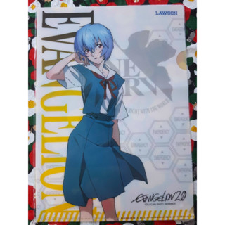 Evangelion Clear File แฟ้มแบบสอด ขนาด A4  จากญี่ปุ่น