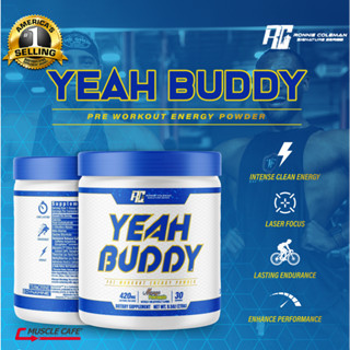 Ronnie Coleman YEAH BUDDY (30Serving) Pre Workout พรีเวิร์คเอาท์ เพิ่มพละกำลัง เพิ่มกล้าม ออกกำลังกาย