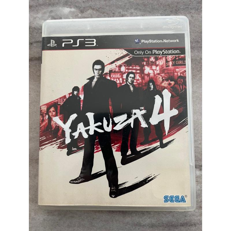 Yakuza4 PS3 แผ่นเกมเพล3